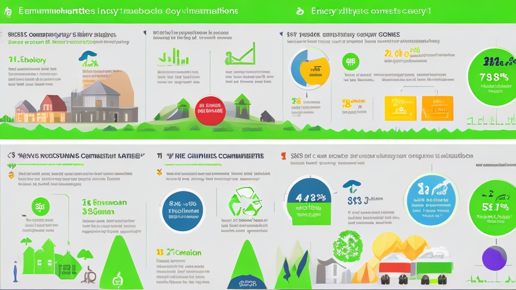 Környezeti hatás összehasonlító infografika energiafogyasztás hulladéktermelés és szénlábnyom három porszívó típusra zöld elemekkel
