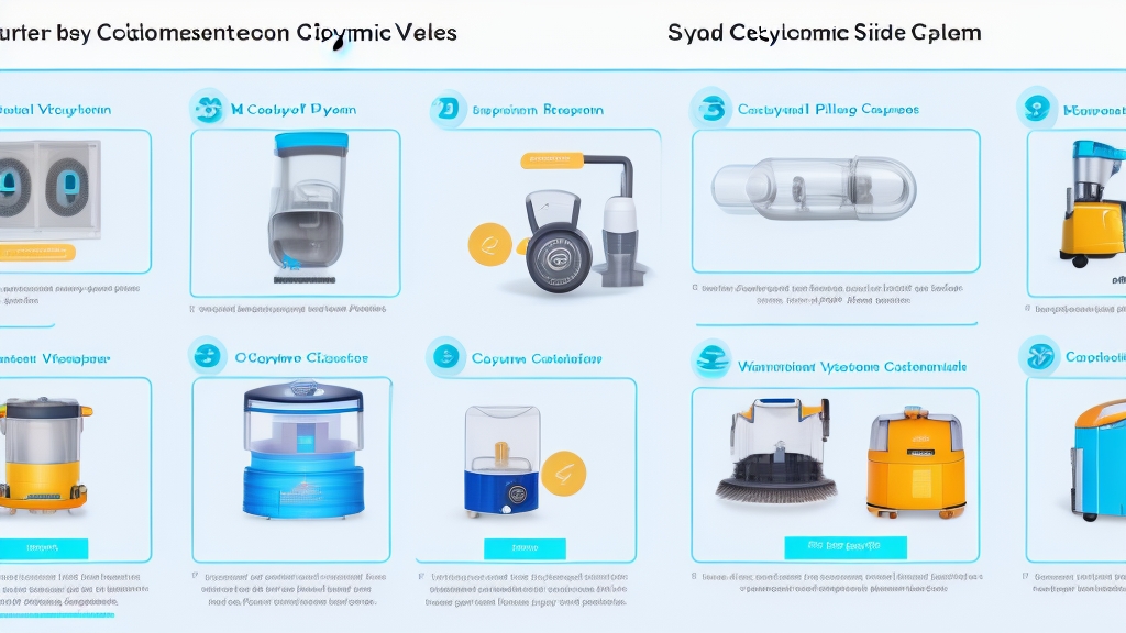 Különböző porszívó szűrőrendszerek összehasonlító táblázata zsákos ciklonos és robotporszívó szűrőkkel technikai metszetrajzokkal